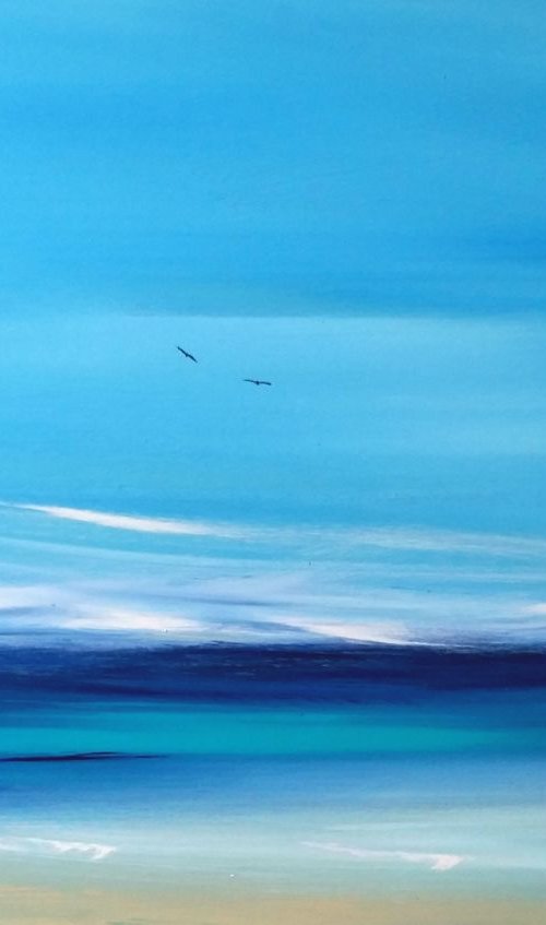 Come Fly with Me - Great gift for Beach : Modern Art Office Decor Home Seascape by Mel Graham