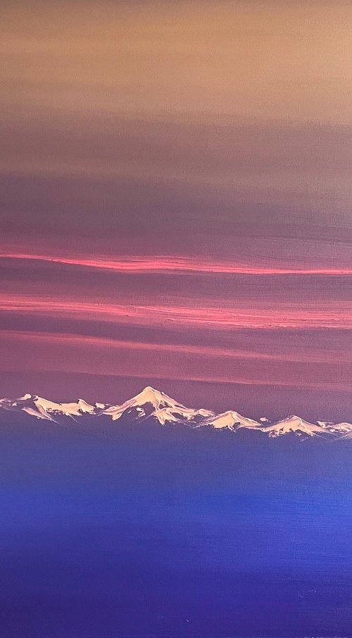 Annapurna at Dusk by Cat Goward