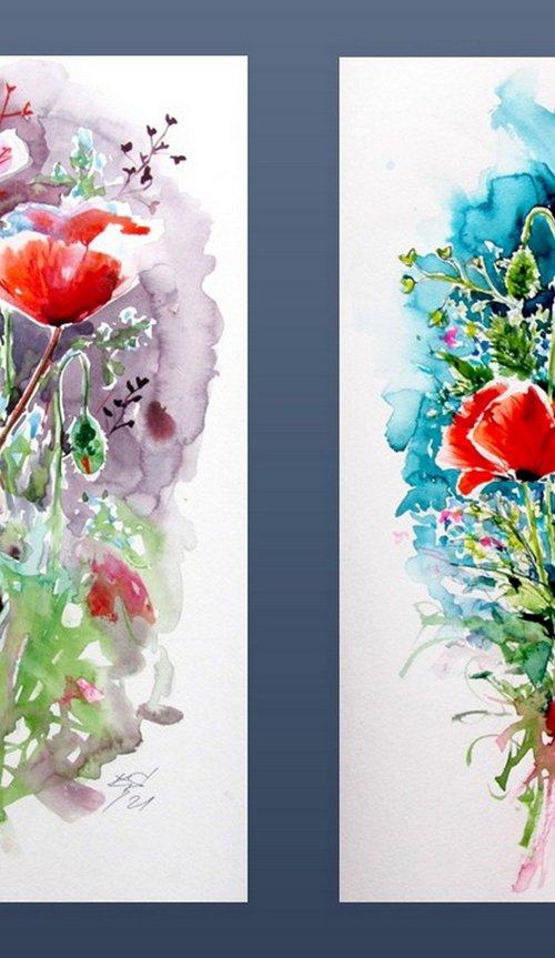 Red poppies collection by Kovács Anna Brigitta