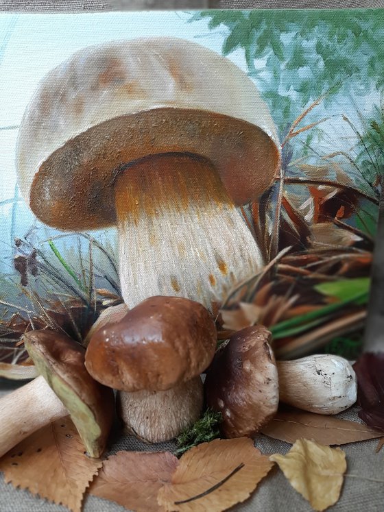Mushroom. The white one
