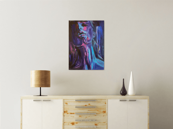Expressionist Figurative Portrait — Uplifting
