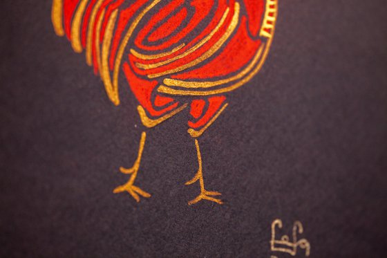 "Proud rooster"