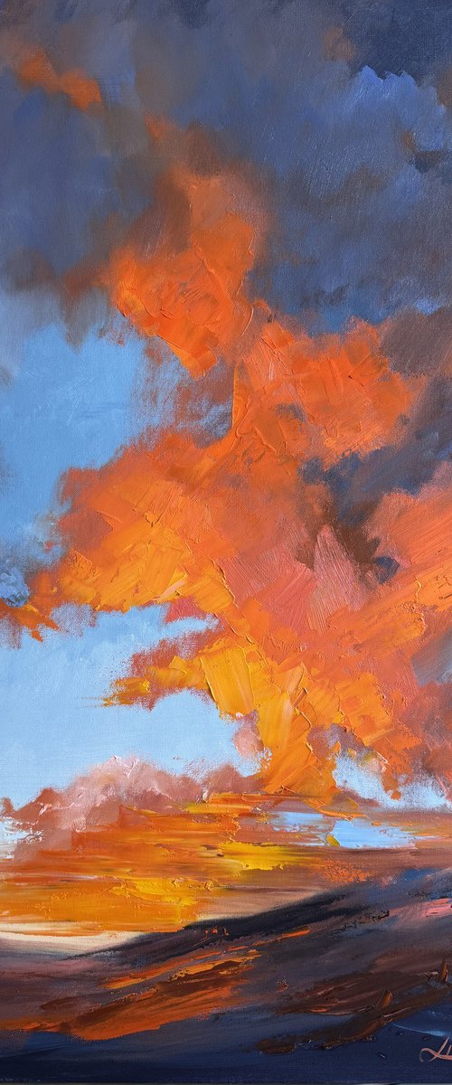 The sky awakens, by Liliana Gigovic