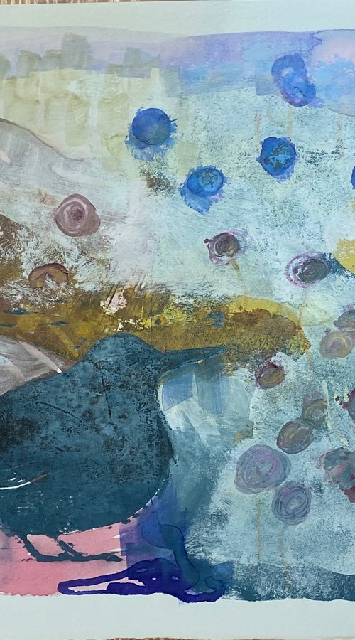 Blue blackbird by Sidse Friis