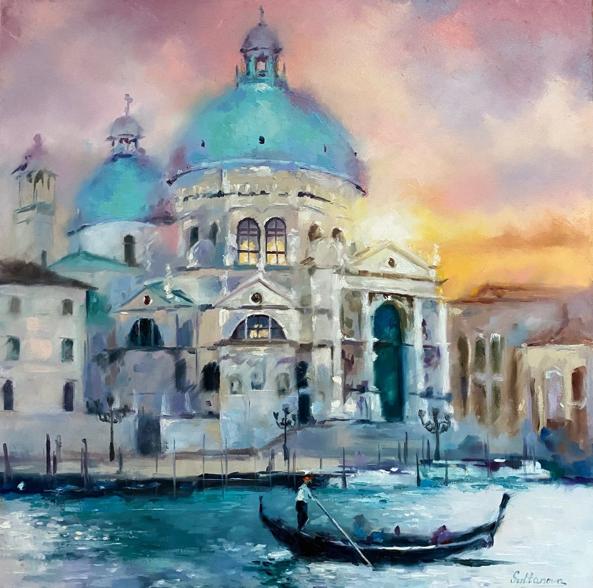 Sunset in Venice by Elvira Sultanova