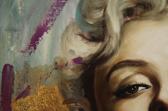 Marilyn Monroe Portrait | Black Edition No.10