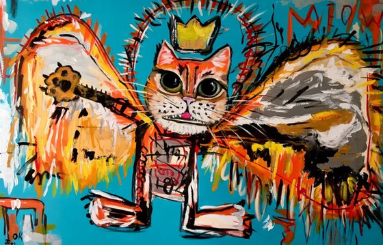Flying king cat fallen Angel