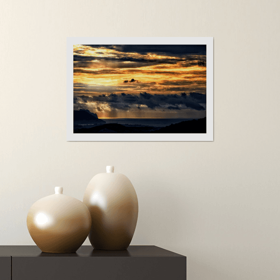 Storm 3. Sunrise Seascape  Limited Edition 1/50 15x10 inch Photographic Print