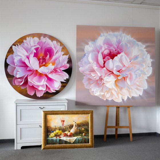 Repast With A Landscape In The Background