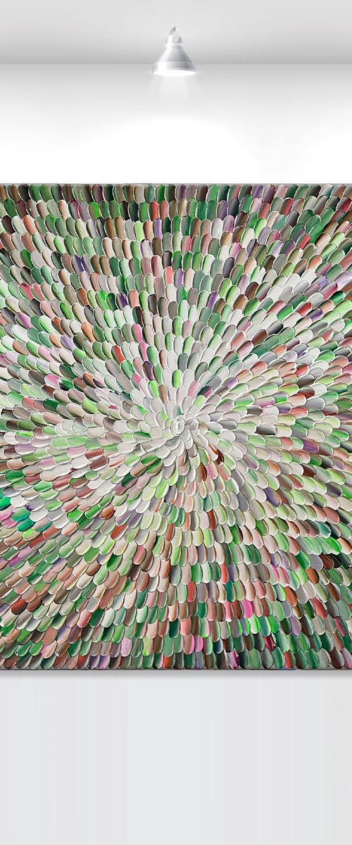 ‘Photosynthesis XXV' - 60x36” by Tatiana Georgieva