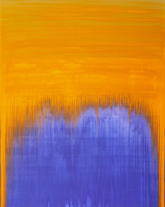 Monday (Orange Over Blue)