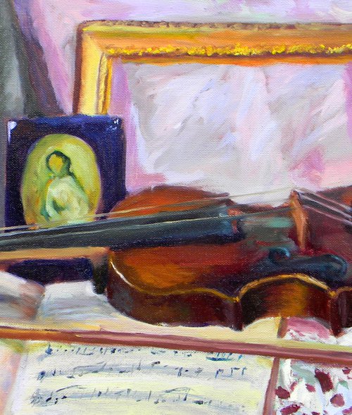 Violin by Liudmyla Chemodanova