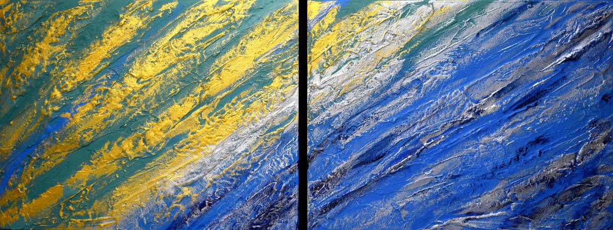 Diversity Of Colour By Stuart Wright, 48 X 18, Artwork For Sale On Artfinder