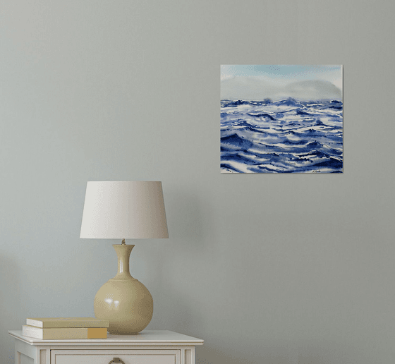 Abstract  Seascape painting