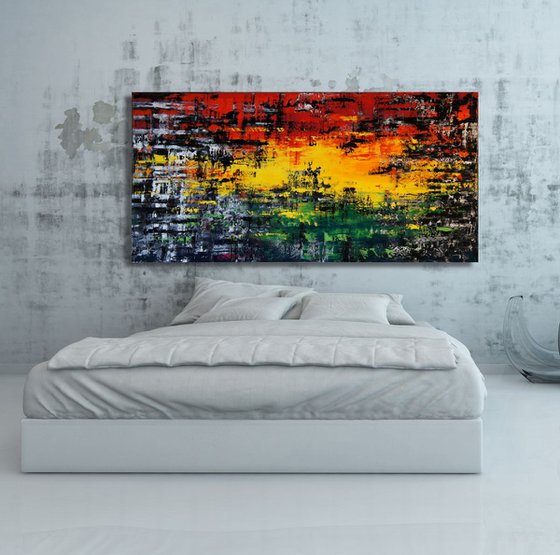 Pan-Africa [on heavy pro canvas] (160 x 80 cm) XXXL (64 x 32 inches)