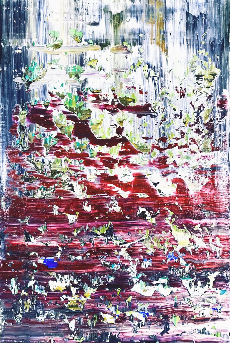 Abstract Oil Painting By Svitlana Andriichenko, 16 X 24", Without Barriers. A34, Original Artwork