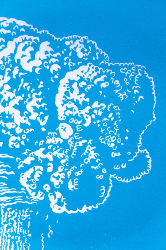 Cloudless Reality – Limited Edition Linocut