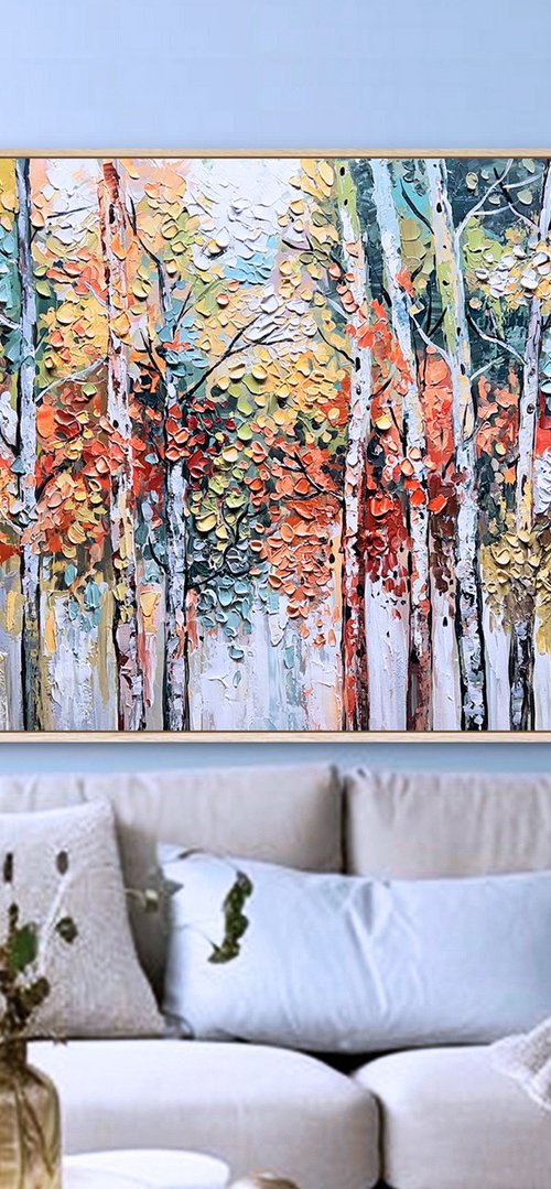 Glow Birches by Lana Guise