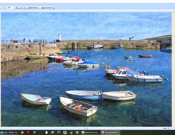 Boats In Blue