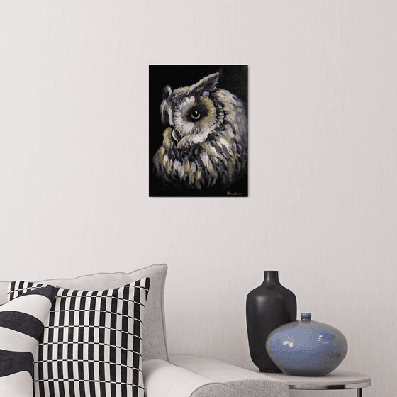 Owl Wildlife Minimalistic art