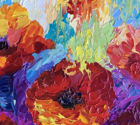 "Poppies" flower painting