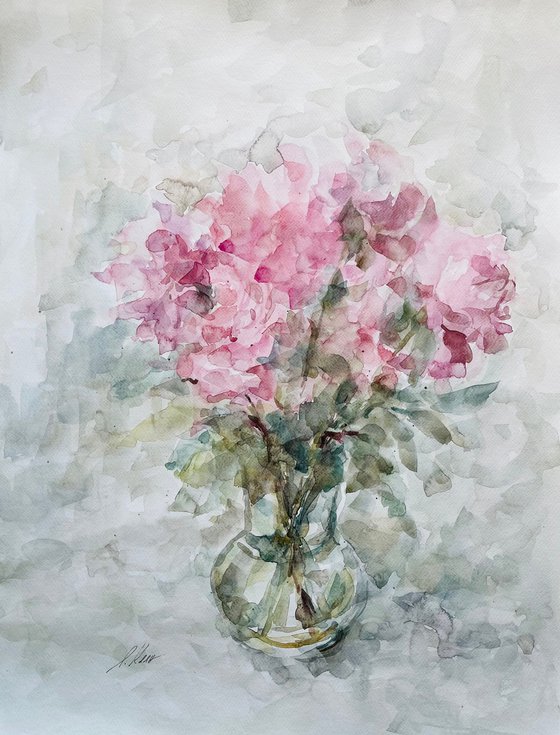 Peonies 50x65 cm 2025