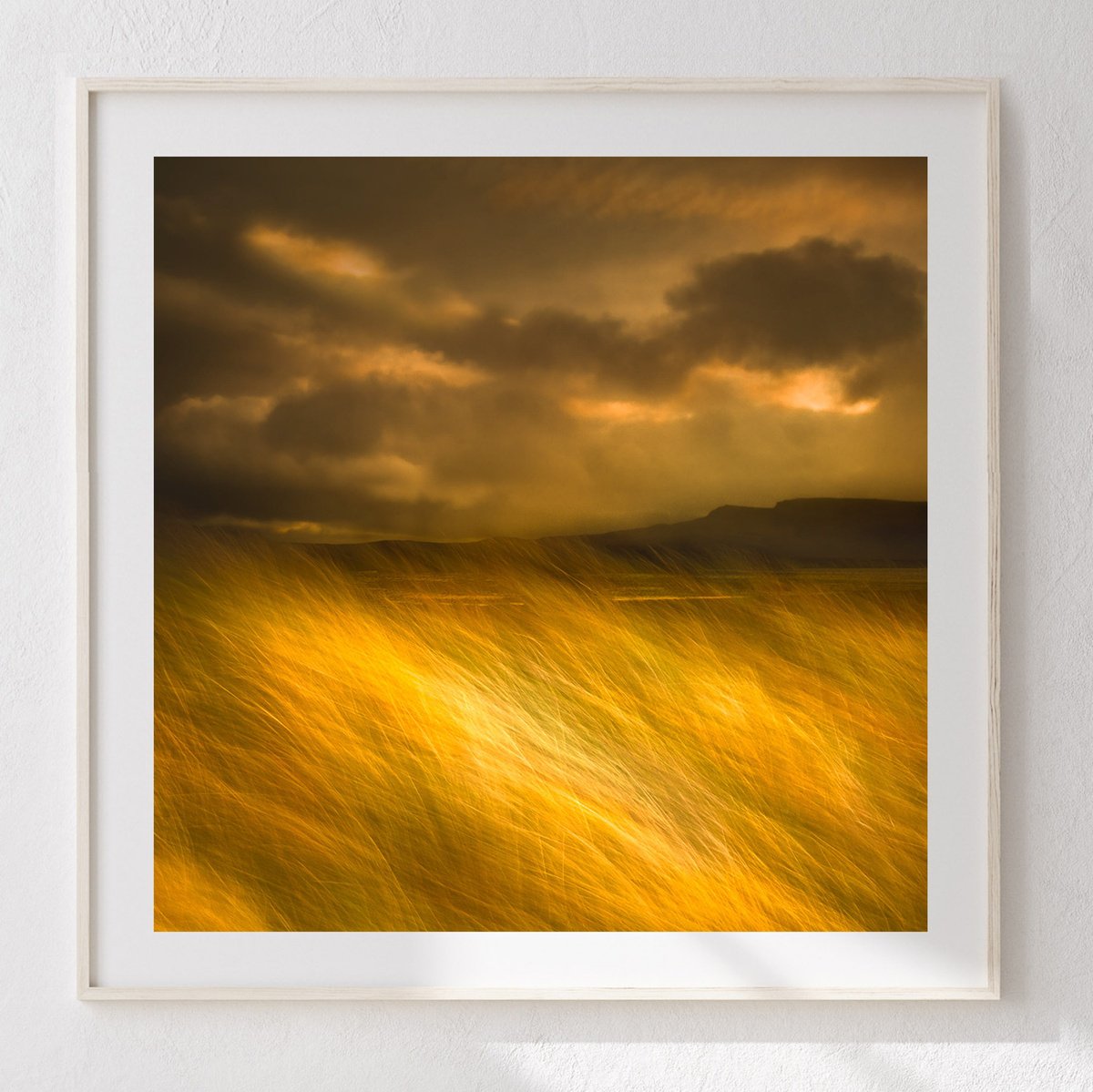Impressionistic Landscape Photograph By Lynne Douglas, 36 X 36", The Land I Love, Original Artwork