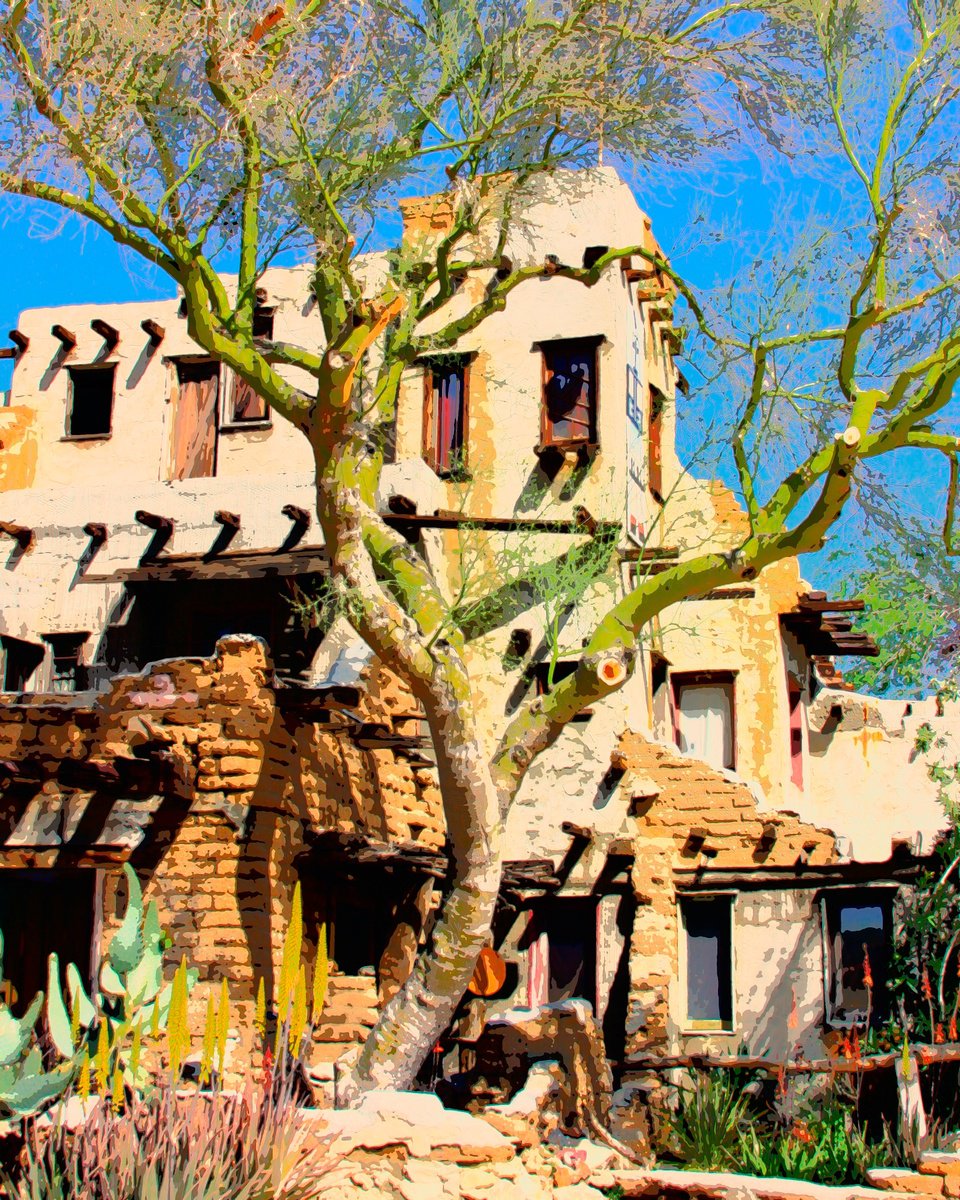 Impressionistic Cityscapes Photograph By William Dey, 22 X 26", Adobe Mystique, Original Artwork