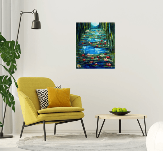 Monet Garden Water Lilies