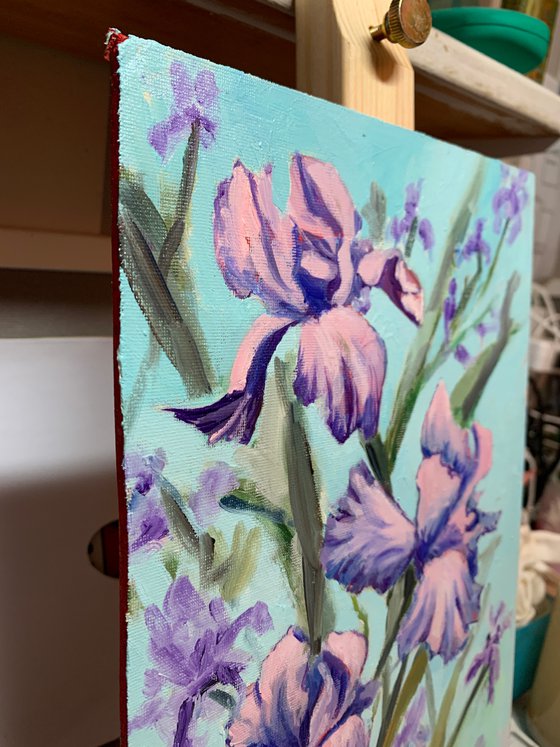 Irises.