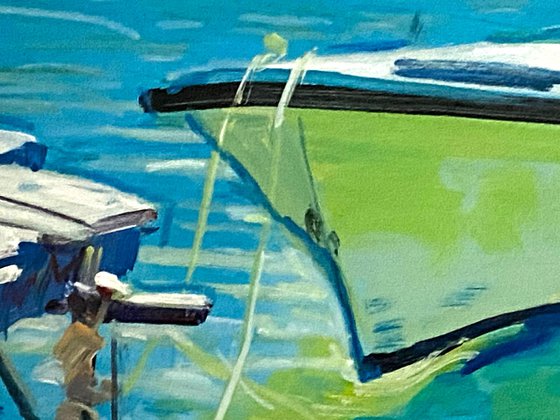 Resting on Emerald Waters