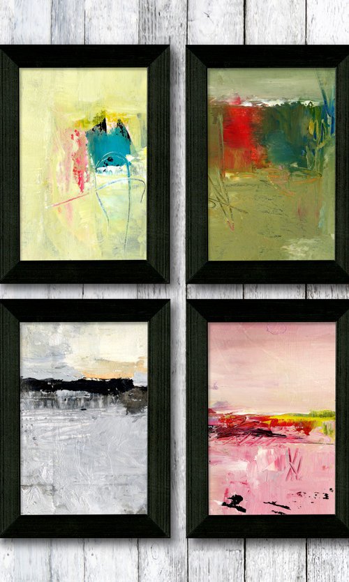 Oil Abstraction Collection 15 by Kathy Morton Stanion