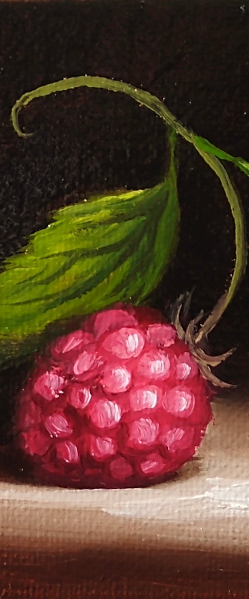 Little Raspberry still life by Jane Palmer Art