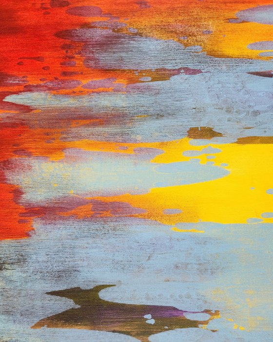 FLARE III - Contemporary Abstract Painting