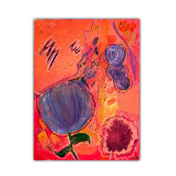 "Orange Reverie" 31x23"