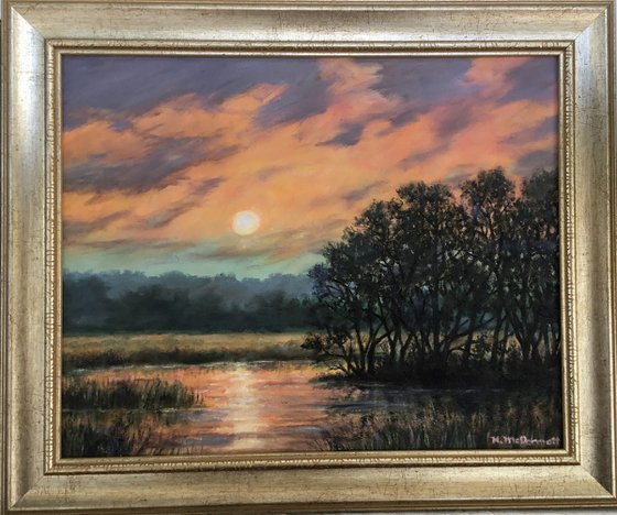 STORMY MARSH MORNING