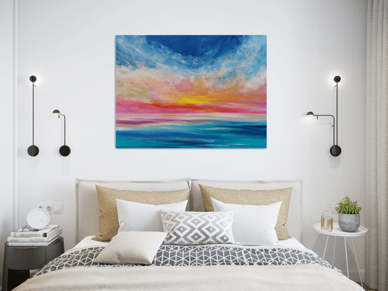 Harmony - Cornish Seascape, Art, Skyscape