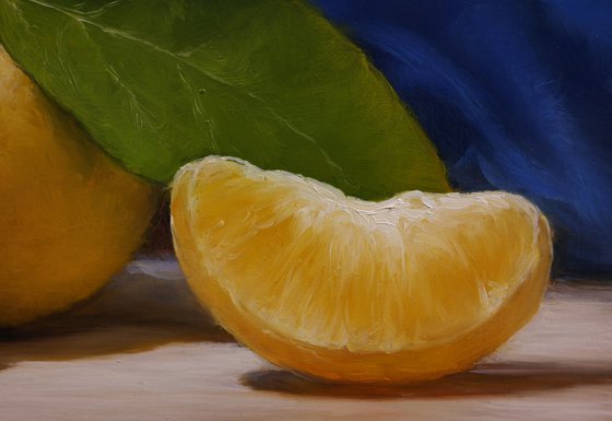 "Still life with tangerines"