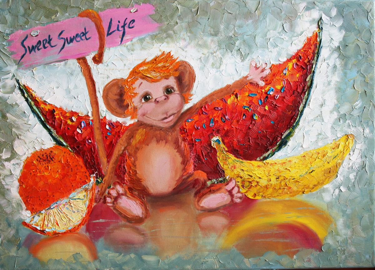 Sweet sweet life / Original Painting by Salana Art Gallery