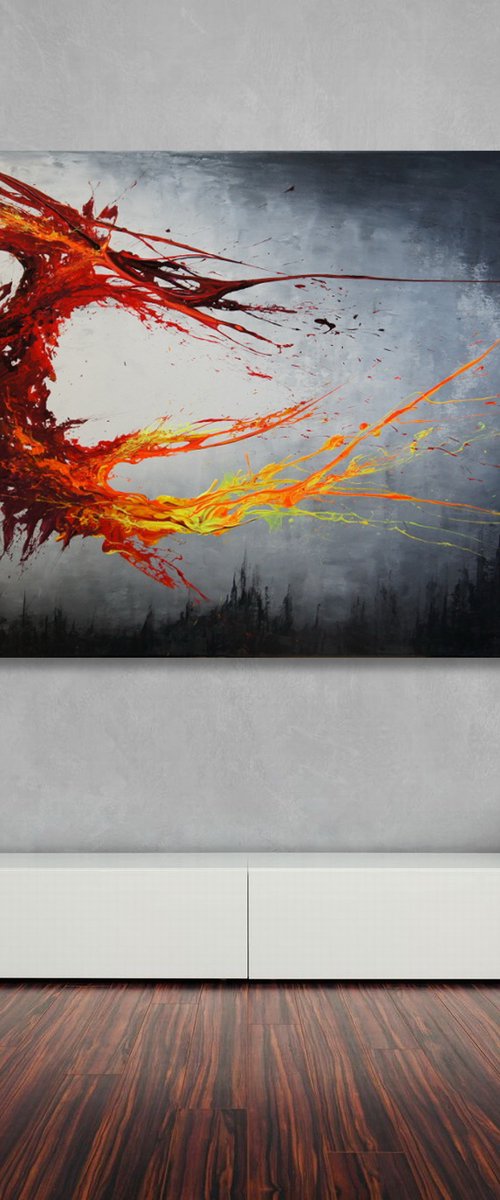 Twisting Fire VI by Ansgar Dressler