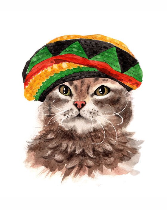 Rastafarian Cat