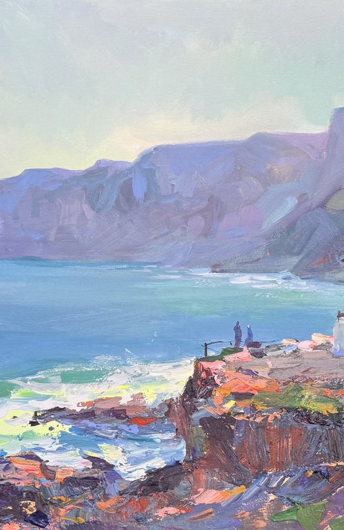 Las rotas.Denia 65x100 acr.canv 2025 by Anton Gudzykevych