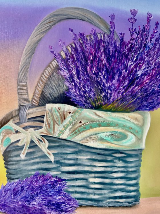 Lavender Basket