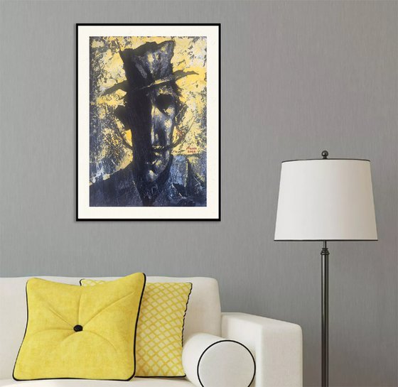 look from the inside (34x50cm, Acrylic/canvas, ready to hang)