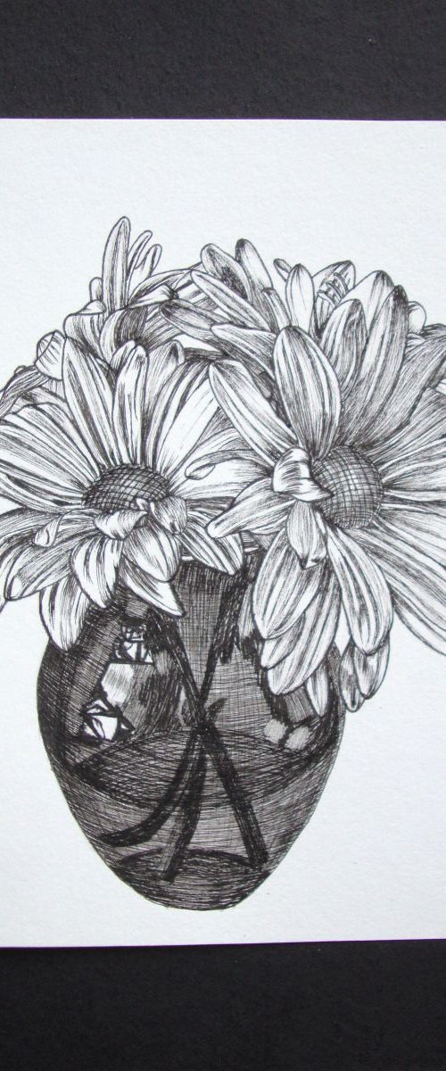 VASE OF FLOWERS by Angela Stanbridge