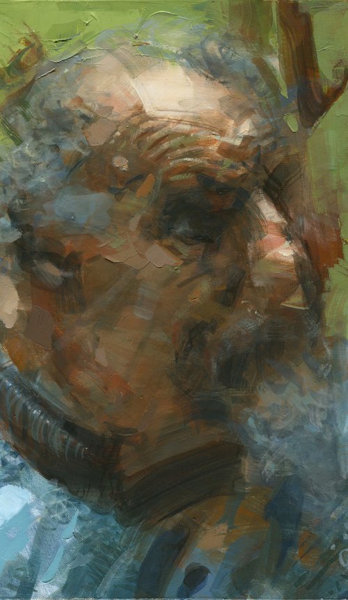"Portrait of old man" by Eugene Segal