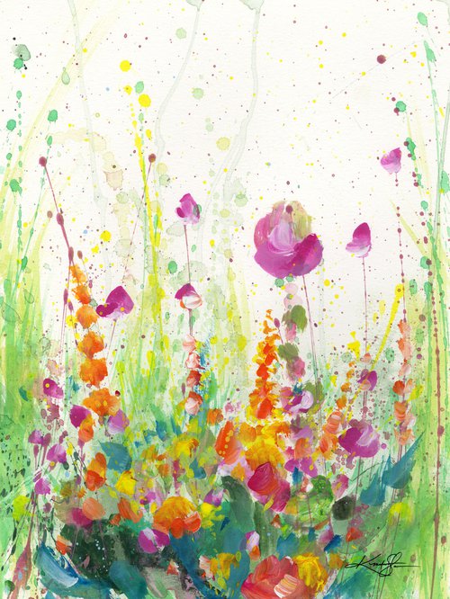 Meadow Song 43 - Floral Painting by Kathy Morton Stanion by Kathy Morton Stanion