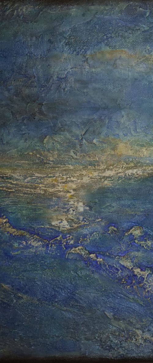 "Wave After Wave" Wave paintings Water paintings by Tamara Bettencourt