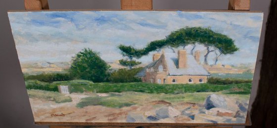 House on the Pink Granite Coast, Brittany