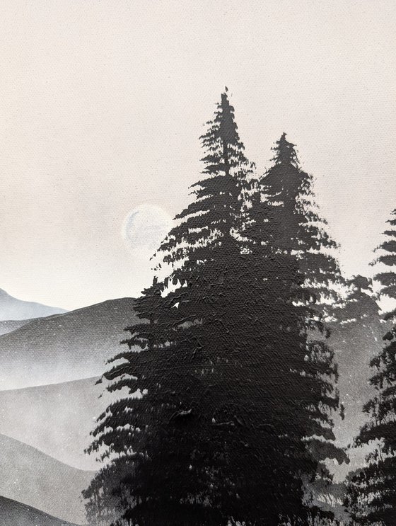 Moon Over the Pines